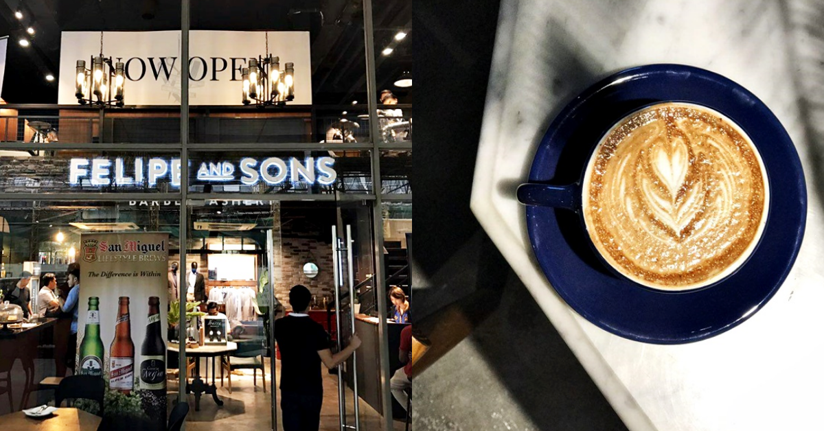 Felipe and Sons’ new BGC branch has a lounge cafe! | Booky