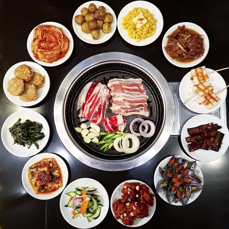 Korean food near the strip