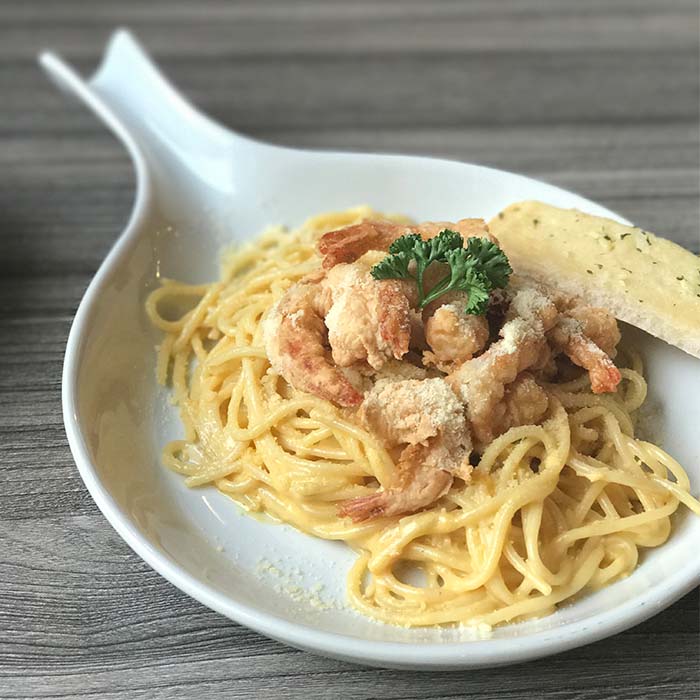 Fat Russel’s Kitchen – South Triangle Carbonara with Shrimp