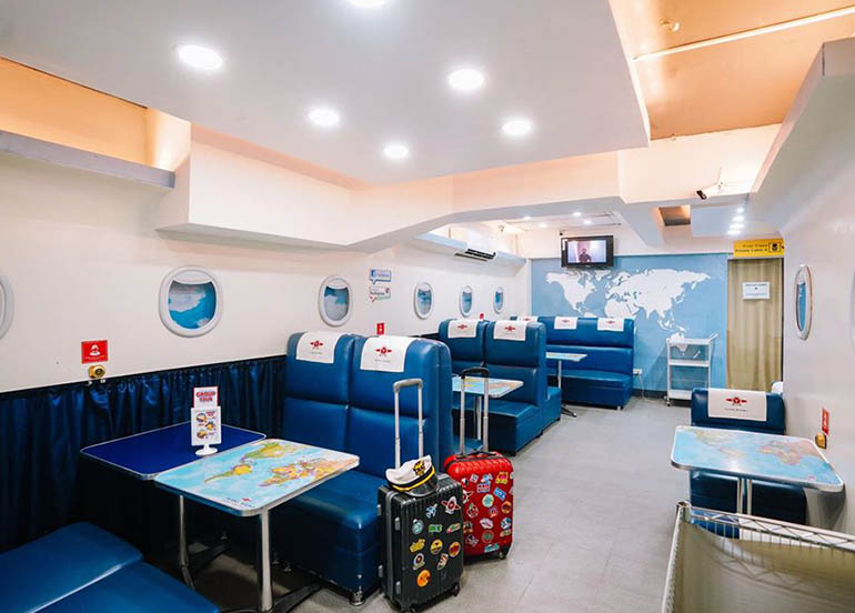 Plane Bistro Manila Dining Area and Interiors