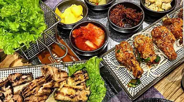 side-dishes-grilled-meat-fried-chicken