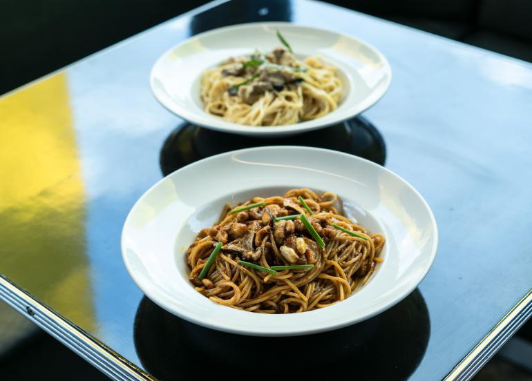 This is Not a Drill Yellow Cab’s Charlie Chan and Chicken Alfredo Pasta for Less! Booky