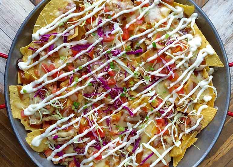 pork adobo nachos