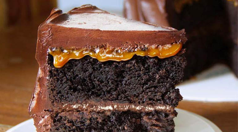Supreme Salted Caramel Chocolate Cake from Sonja's Cupcakes