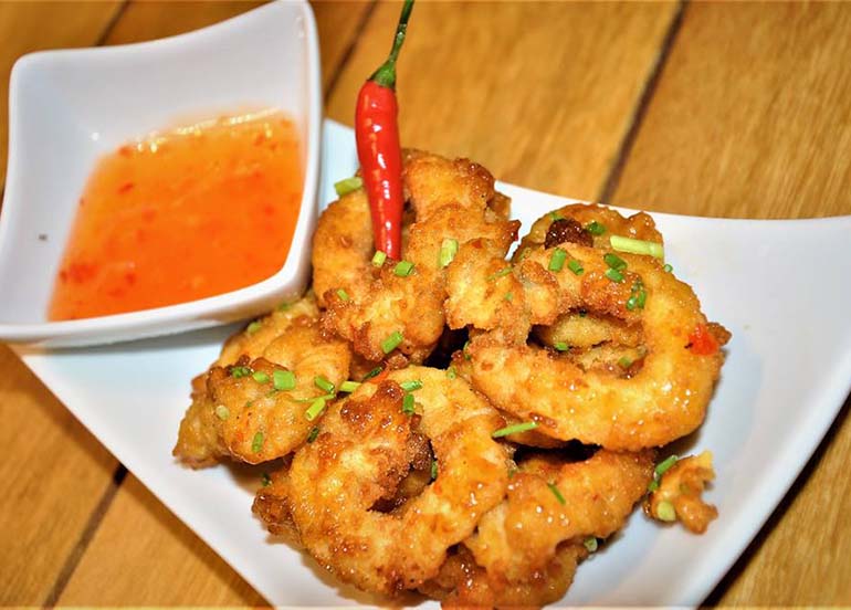 Spicy Calamari from Cuesina Bistro