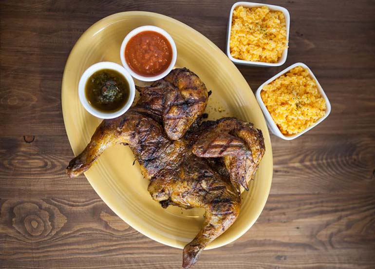 Flamed Grilled Latin Chicken from Galo