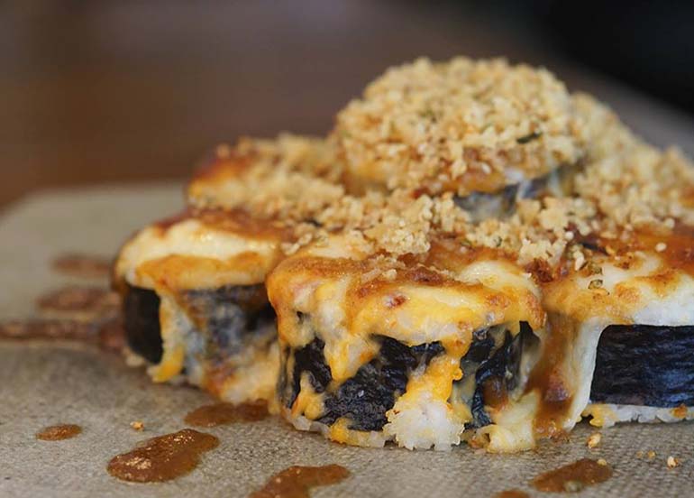 Sushi from Rice and Dough