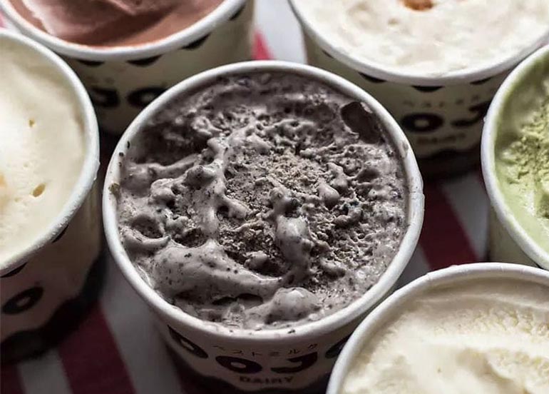 Black Sesame Ice Cream from Dojo Dairy