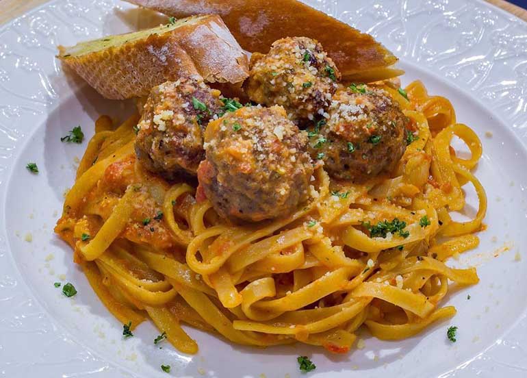 Spaghetti and Meatballs from Baker Brothers Manila