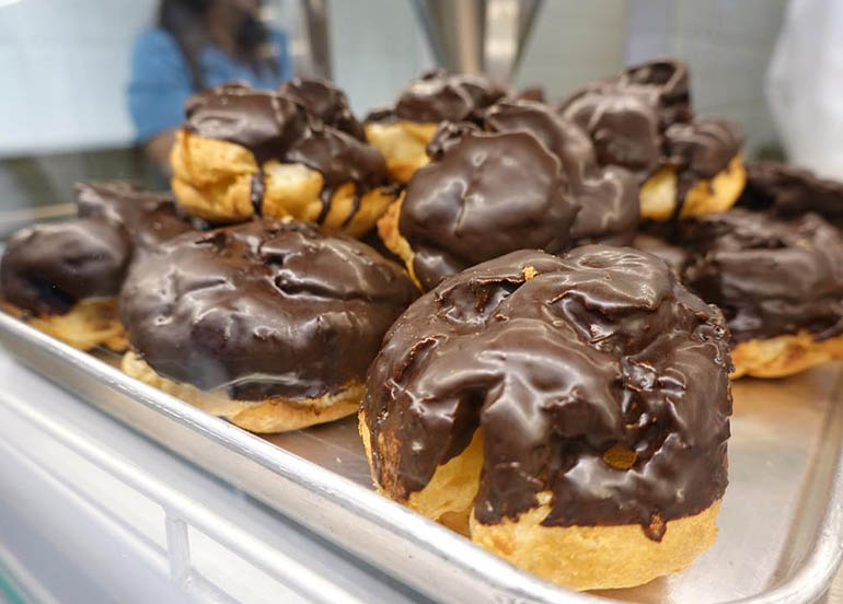 Chocolate Cream Puffs from Beard Papa