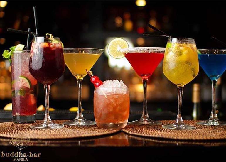 Drinks from Budhha Bar Manila