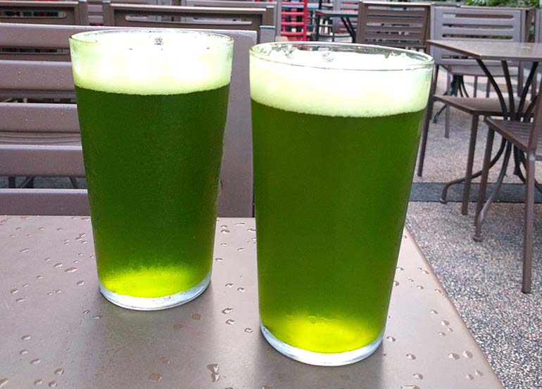 Matcha Beer from Liberty Kitchen + Bar