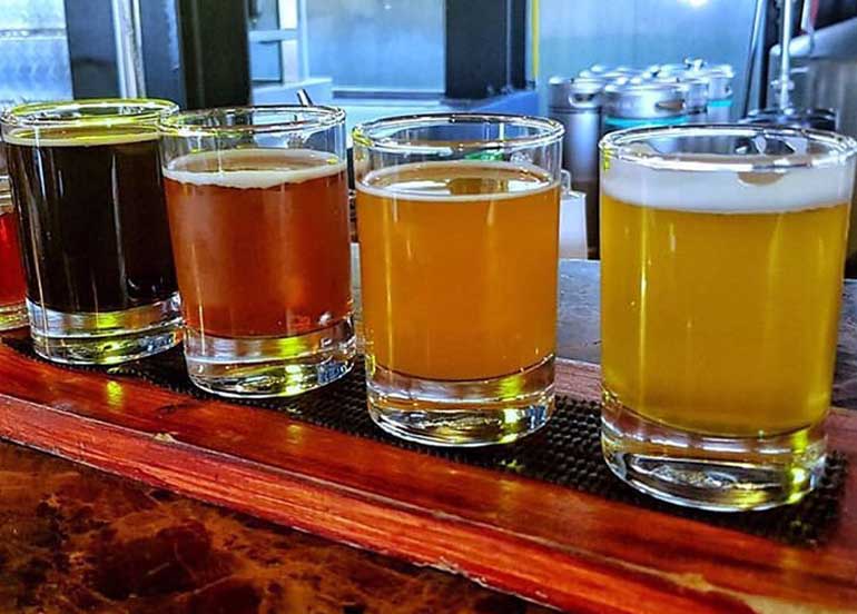Beer Flight from The Brewery