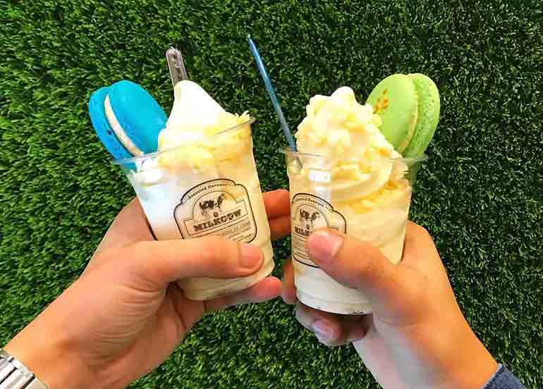 Macaron Soft Serve from Milkcow