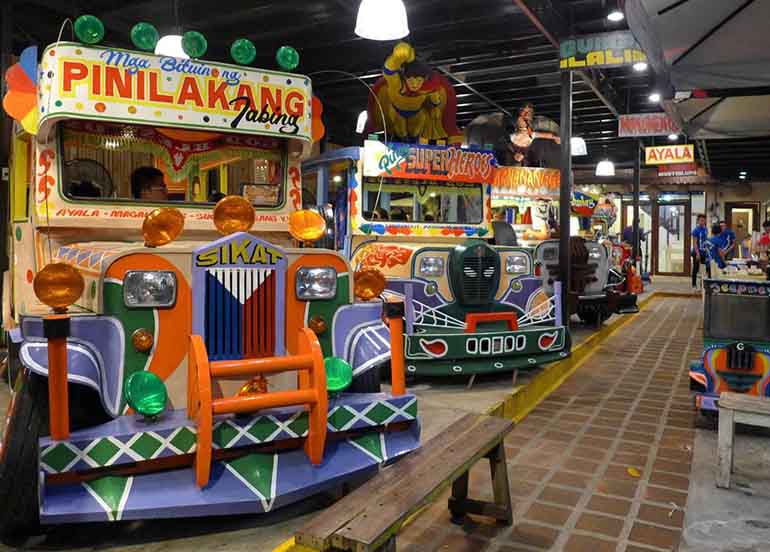 Jeepneys from Gerry's Jeepney Maginhawa Street