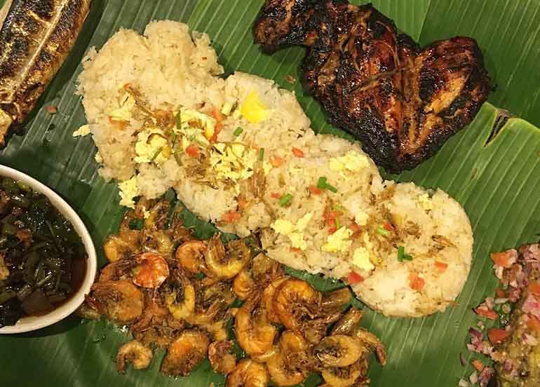 Boodle Fight from Gerry's Jeepney