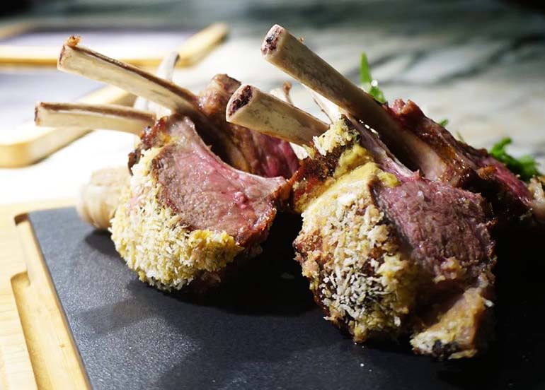 Rack of Lamb from Finestra at Solaire
