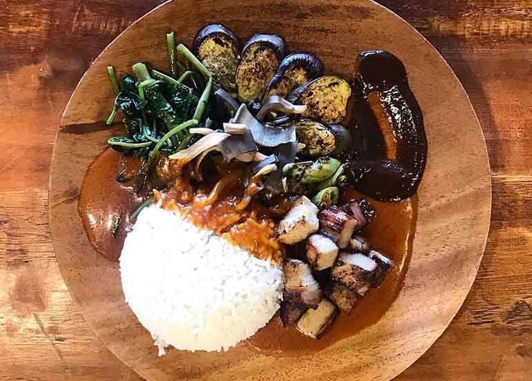 Smoked Pork Belly Kare Kare from Papa Bear
