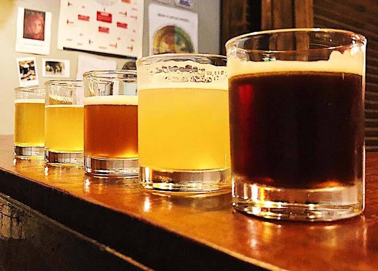 Passion, Hanep, Liberation, P.O.G. Breakfast Porter beers from Curious Creatures Taproom