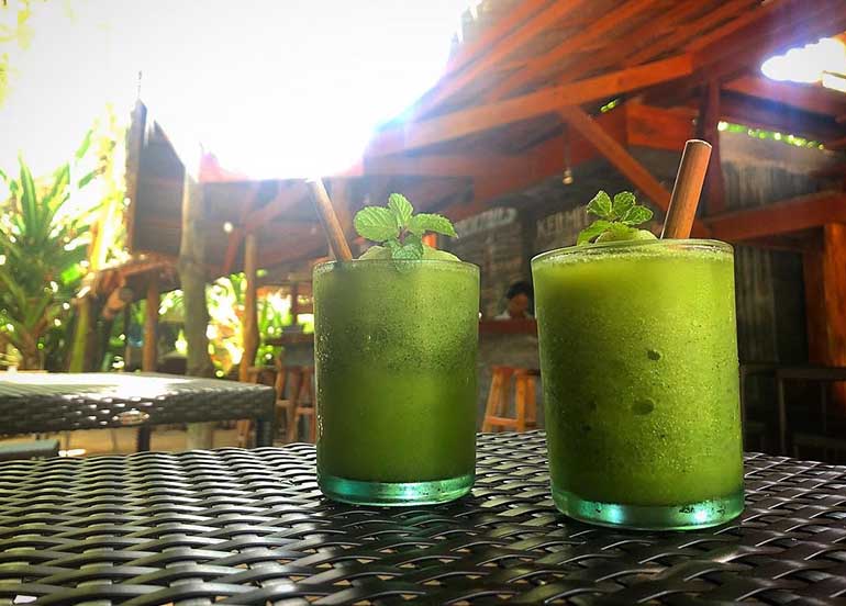 Green Cocktail from Kermit Siargao