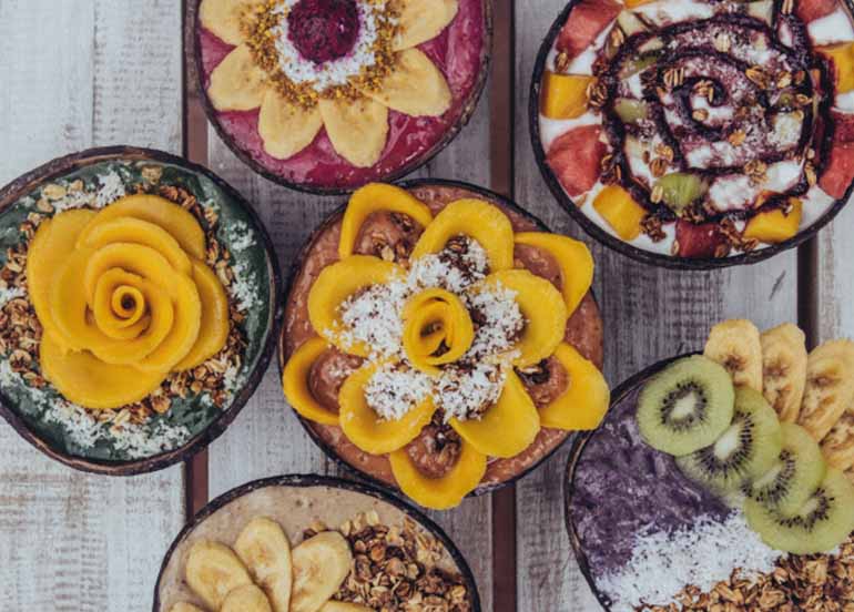 Smoothie Bowls from Shaka Cafes