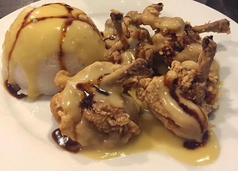 Chicken and Rice in Gravy from Rap Steaks and Cakes