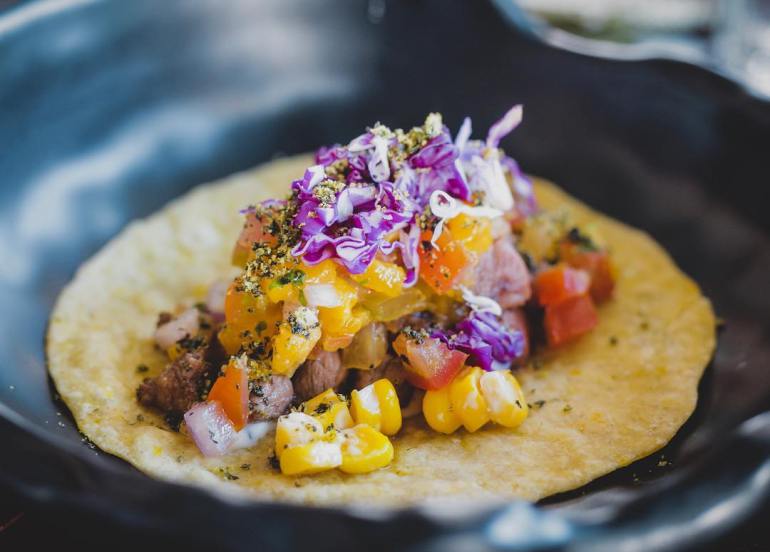 alegria bgc restaurants flower dishes