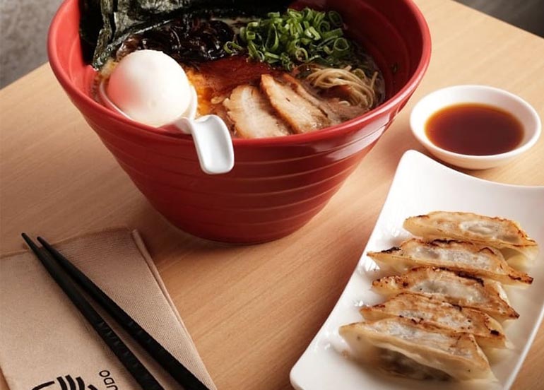 Hakata-Style Gyoza and Ramen from Ippudo