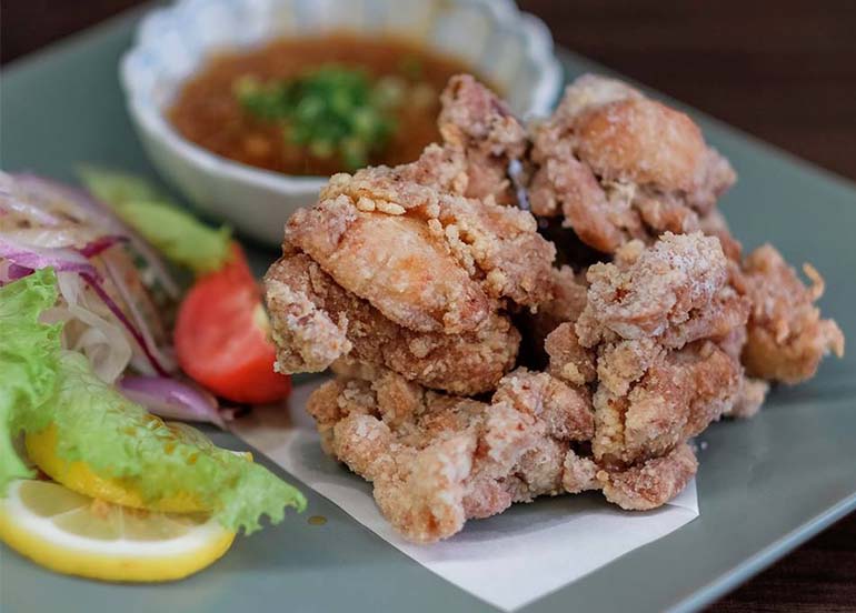 Deep Fried Chicken with Grated Radish and Ponzu from Fukudaya, BGC restaurant