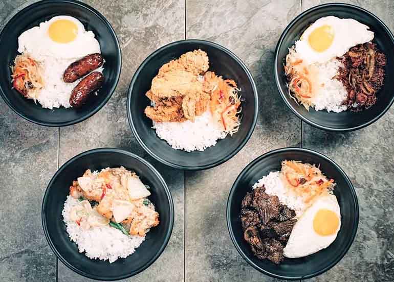 Silog Meals from 7107 restaurant