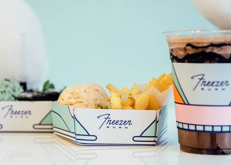 Ice Cream and Fries, Milkshake from Freezer Burn