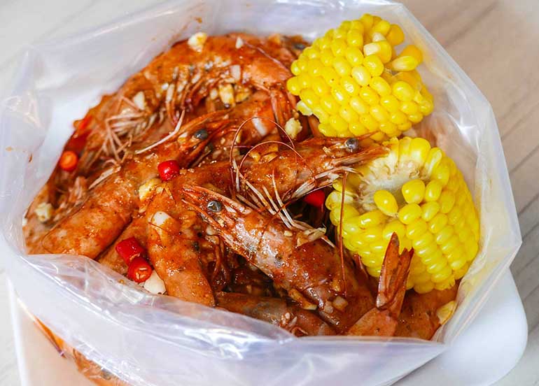 Shrimp in a Bag from Choobi Choobi