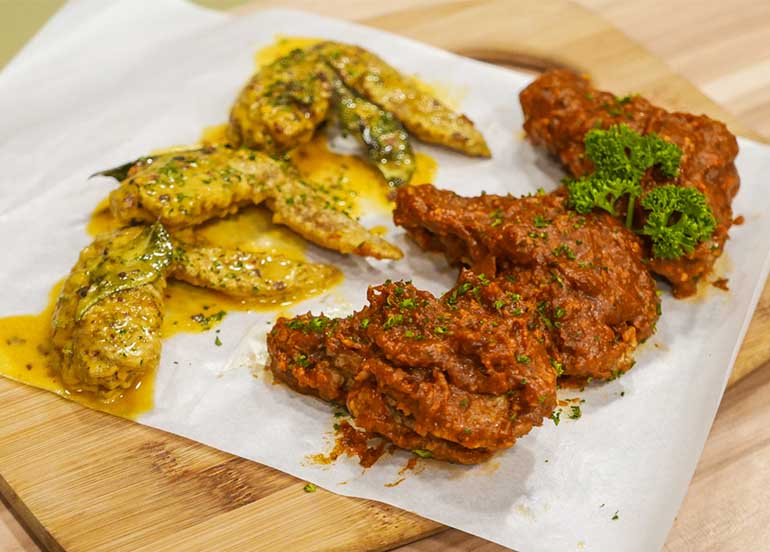 Flavored Wings from The Eatery