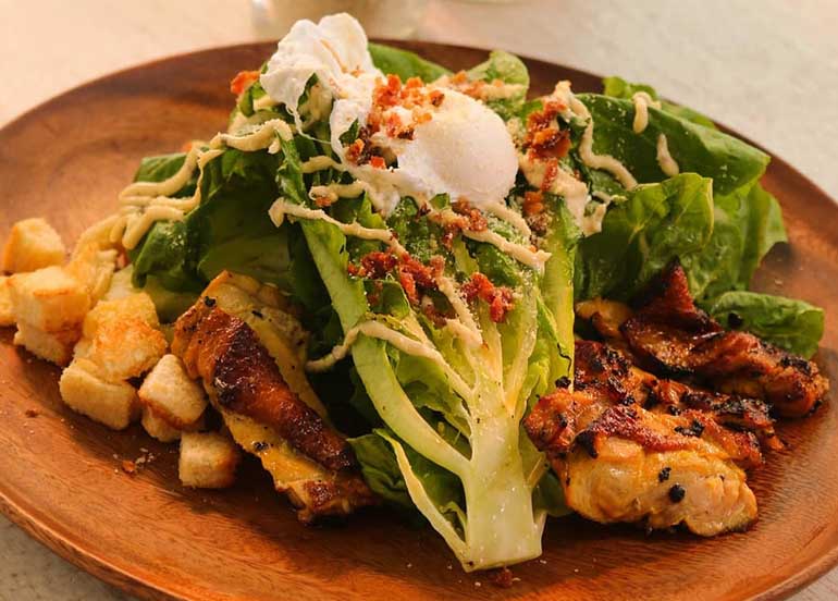 Grilled Inasal Caesar Salad from Amacena Tagaytay