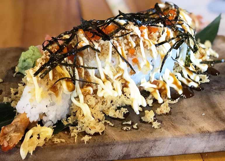 Dragon Maki from Aozora Japanese Restaurant