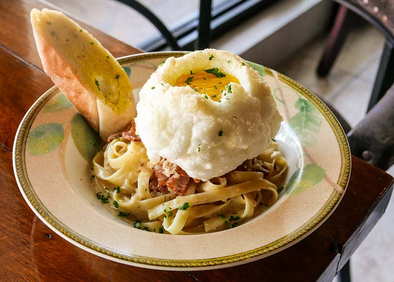Carbonara Pasta from Fino Deli