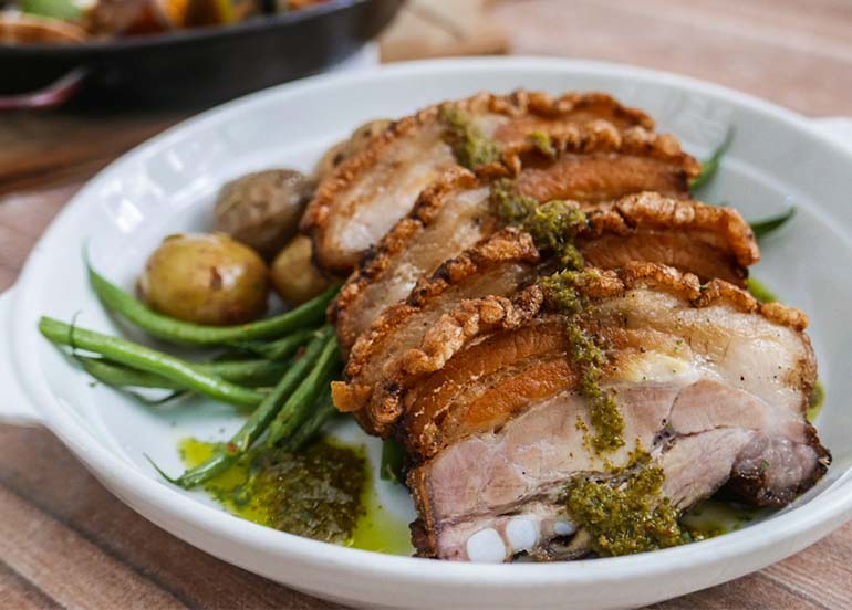 Churasco Pork Belly from Cafe Sanso
