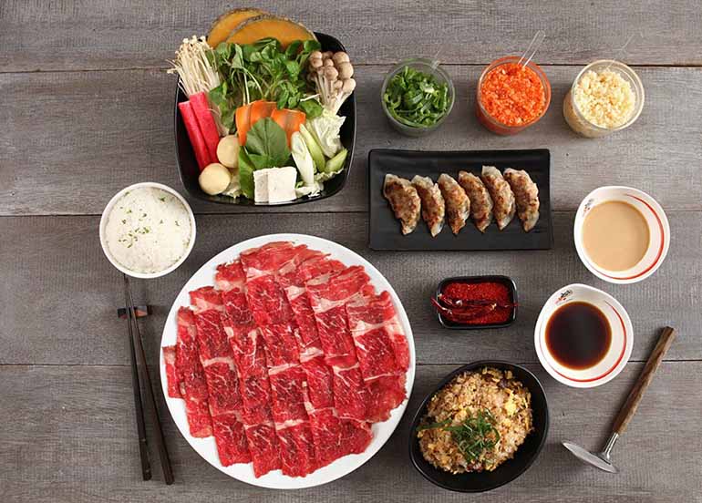 Ganso Shabuway Meat and Veggies