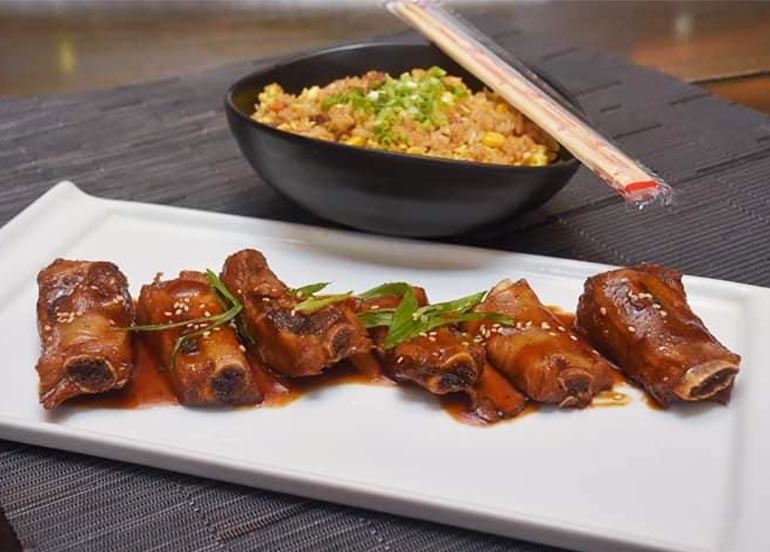 Spareribs and Rice from Teppanyaki Xpress