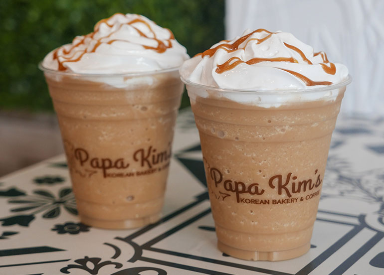 Salted Caramel Frappe from Papa Kim's Korean Bakery & Cafe
