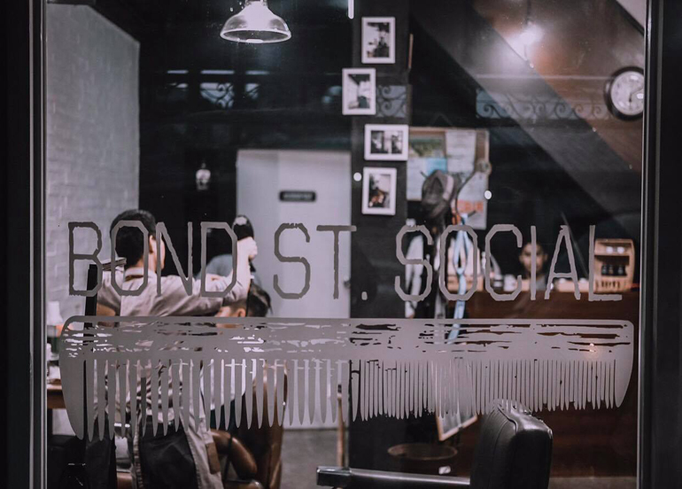 Bond St. Social logo and Interior