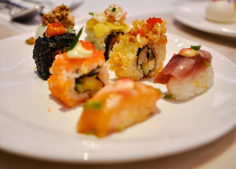 Rolls and Sushi from NIU by Vikings