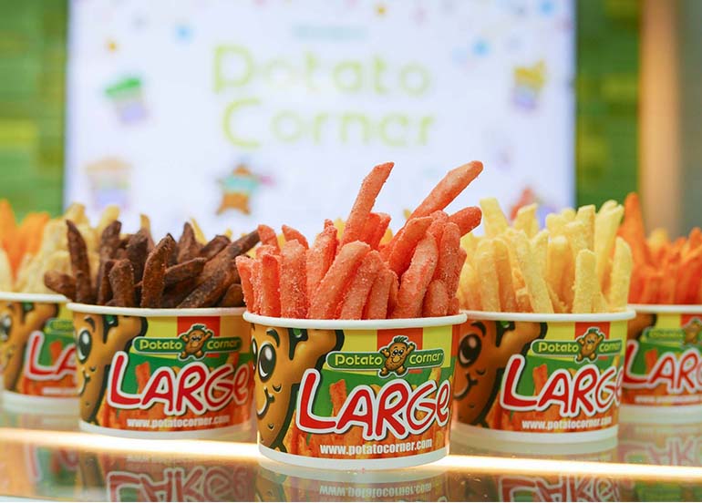 Flavored Fries from Potato Corner Lab