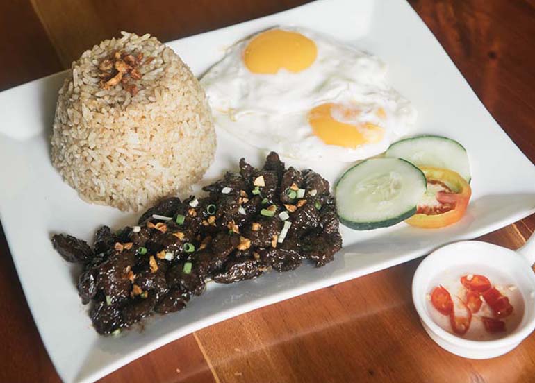 Beef Tapsilog from Casa Nieves