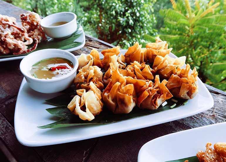 Sisig Wantons from Grilla Filipino Cuisine