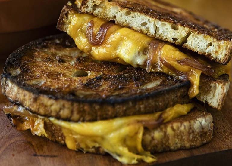Gruyere Grilled Cheese from Elephant Grounds