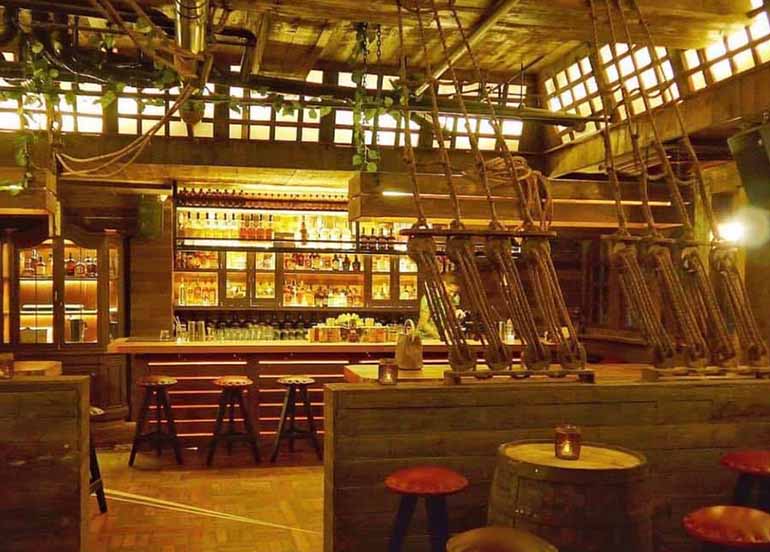 Interiors of Buccaneers Rum and Cocktails