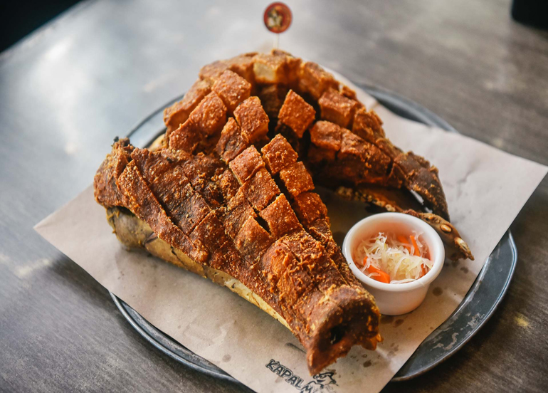 This Restaurant in Tomas Morato Serves Perfectly Crispy DeepFried Pig
