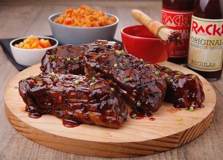 Sweet and Sticky Pork Ribs from Racks