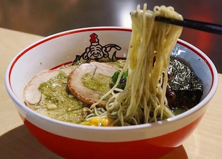 Yuzutama Tonkotsu Ramen from Ikkoryu Fukuoka Ramen